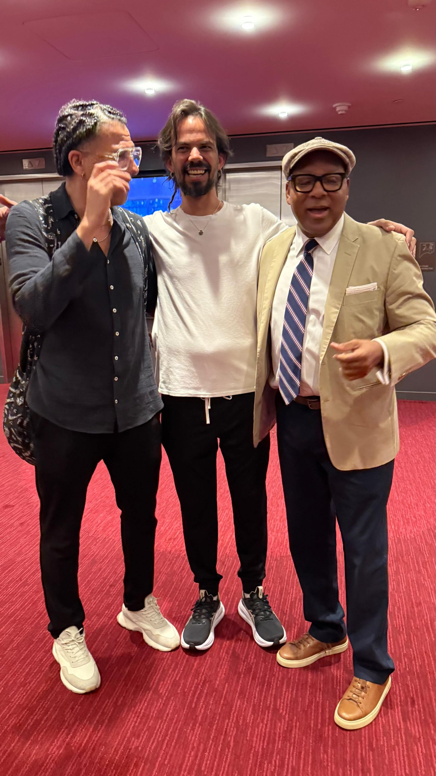 Salomão Soares com Hamilton de Holanda e Wynton Marsalis, Nova York